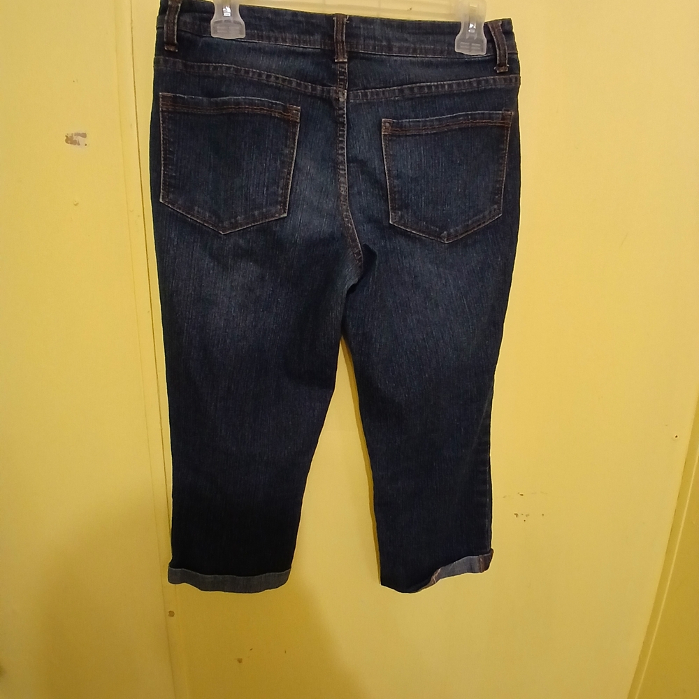 Faded Glory Dark Blue Ankle Jeans - Picture 6 of 7